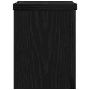 vidaXL Növényállvány 2 pcs Fekete tölgy 15 x 15 x 20 cm Faanyag