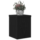 vidaXL Növényállvány 2 pcs Fekete tölgy 15 x 15 x 20 cm Faanyag