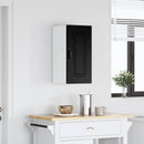 vidaXL Mosogatógép panel Kalmar Fekete tölgy 30 x 31 x 60 cm Faanyag