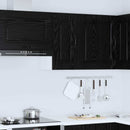 vidaXL Mosogatógép panel Kalmar Fekete tölgy 30 x 31 x 60 cm Faanyag