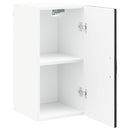 vidaXL Mosogatógép panel Kalmar Fekete tölgy 30 x 31 x 60 cm Faanyag