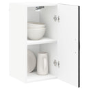 vidaXL Mosogatógép panel Kalmar Fekete tölgy 30 x 31 x 60 cm Faanyag