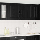 vidaXL Mosogatógép panel Kalmar Fekete tölgy 50 x 31 x 60 cm Faanyag