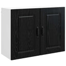 vidaXL Mosogatógép panel Kalmar Fekete tölgy 80 x 31 x 60 cm Faanyag