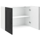 vidaXL Mosogatógép panel Kalmar Fekete tölgy 80 x 31 x 60 cm Faanyag