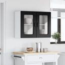 vidaXL Mosogatógép panel Kalmar Fekete tölgy 80 x 31 x 60 cm Faanyag