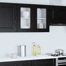 vidaXL Mosogatógép panel Kalmar Fekete tölgy 80 x 31 x 60 cm Faanyag