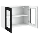 vidaXL Mosogatógép panel Kalmar Fekete tölgy 80 x 31 x 60 cm Faanyag