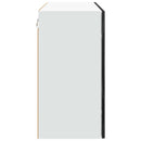 vidaXL Mosogatógép panel Kalmar Fekete tölgy 80 x 31 x 60 cm Faanyag
