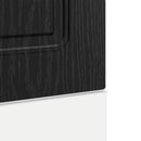 vidaXL Mosogatógép panel Kalmar Fekete tölgy 60 x 1,5 x 57 cm Faanyag