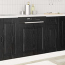 vidaXL Mosogatógép panel Kalmar Fekete tölgy 60 x 1,5 x 57 cm Faanyag