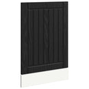 vidaXL Mosogatógép panel LUCCA Fekete Tölgy 45 x 1,5 x 57 cm