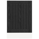 vidaXL Mosogatógép panel LUCCA Fekete Tölgy 45 x 1,5 x 57 cm