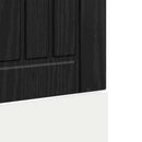 vidaXL Mosogatógép panel LUCCA Fekete Tölgy 60 x 1,5 x 57 cm