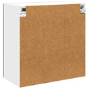vidaXL Fali üveges szekrény LUCCA Fekete Tölgy 60 x 31 x 60 cm