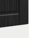 vidaXL Mosogatógép panel PORTO Fekete tölgy 45 x 1,5 x 57 cm Faanyag