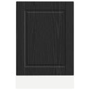 vidaXL Mosogatógép panel PORTO Fekete tölgy 45 x 1,5 x 57 cm Faanyag