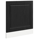 vidaXL Mosogatógép panel PORTO Fekete tölgy 60 x 1,5 x 57 cm Faanyag