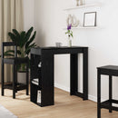 vidaXL Bárasztal 102 x 50 x 103,5 cm Szerelt Fa Fekete tölgy