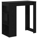 vidaXL Bárasztal 102 x 50 x 103,5 cm Szerelt Fa Fekete tölgy