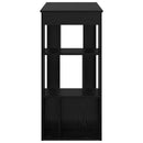 vidaXL Bárasztal 102 x 50 x 103,5 cm Szerelt Fa Fekete tölgy