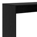 vidaXL Bárasztal Fekete tölgy 102 x 50 x 103,5 cm Faanyag