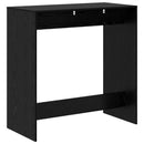 vidaXL Bárasztal Fekete tölgy 102 x 50 x 103,5 cm Faanyag