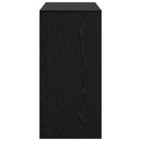 vidaXL Bárasztal Fekete tölgy 102 x 50 x 103,5 cm Faanyag