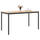 vidaXL Bárasztal Természetes 200 x 100 x 105 cm Tömör fenyőfa