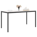 vidaXL Bárasztal Fehér 200 x 100 x 105 cm Tömör fenyőfa