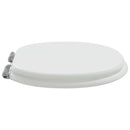 vidaXL Lágy záródású WC ülőke 2 pcs Fehér 44 x 38 cm MDF lap