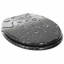 vidaXL Lágy záródású WC ülőke 2 pcs Szürke 44 x 38 cm MDF lap