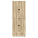 vidaXL Szekrény szett 2 pcs Sonoma Tölgy 66 x 34,5 x 95 cm Szerelt Fa