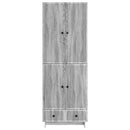 vidaXL Szekrény szett 2 pcs Szürke Sonoma 66 x 34,5 x 95 cm Szerelt Fa