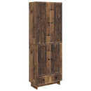 vidaXL Szekrény szett 2 pcs Antik Fa 66 x 34,5 x 95 cm Szerelt Fa