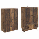vidaXL Szekrény szett 2 pcs Antik Fa 66 x 34,5 x 95 cm Szerelt Fa