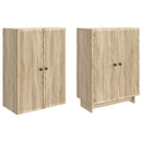 vidaXL Szekrény szett 2 pcs Sonoma Tölgy 66 x 34,5 x 90 cm Szerelt Fa