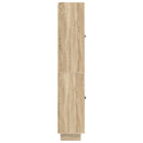 vidaXL Szekrény szett 2 pcs Sonoma Tölgy 66 x 34,5 x 90 cm Szerelt Fa