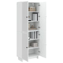vidaXL Szekrény szett 2 pcs Magasfényű Fehér 66 x 34,5 x 90 cm