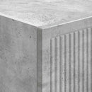 vidaXL Szekrény szett 2 db Betonszürke Szerelt Fa