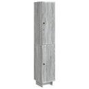 vidaXL Szekrény szett 2 pcs Szürke Sonoma 34,5 x 33 x 90 cm Szerelt Fa