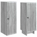 vidaXL Szekrény szett 2 pcs Szürke Sonoma 34,5 x 33 x 90 cm Szerelt Fa