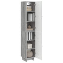 vidaXL Szekrény szett 2 pcs Szürke Sonoma 34,5 x 33 x 90 cm Szerelt Fa