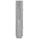 vidaXL Szekrény szett 2 pcs Szürke Sonoma 34,5 x 33 x 90 cm Szerelt Fa