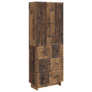 vidaXL Szekrény szett 2 pcs 66 x 34,5 x 90 cm Szerelt Fa