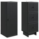 vidaXL Szekrény szett 2 pcs 33 x 34,5 x 90 cm Szerelt Fa