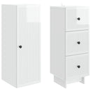 vidaXL Szekrény szett 2 pcs 33 x 34,5 x 90 cm Szerelt Fa