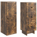 vidaXL Szekrény szett 2 pcs 33 x 34,5 x 90 cm Szerelt Fa