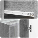 vidaXL Szekrény szett 2 pcs 33 x 34,5 x 90 cm Szerelt Fa