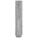 vidaXL Szekrény szett 2 pcs 33 x 34,5 x 90 cm Szerelt Fa